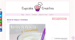 Desktop Screenshot of cupcakecreativo.com