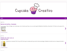 Tablet Screenshot of cupcakecreativo.com